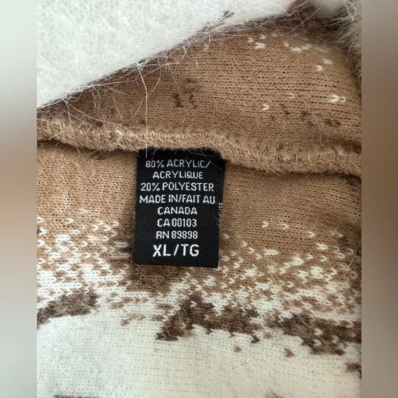 Parkhurst Outdoor Edition Beige and White Faux Fur Jacket - Picture 13 of 15